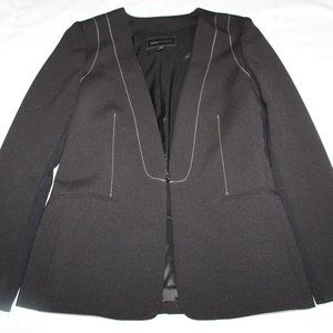 BCBGMAXAZRIA BLACK CLASSY LINED BLAZER JACKET SMALL
